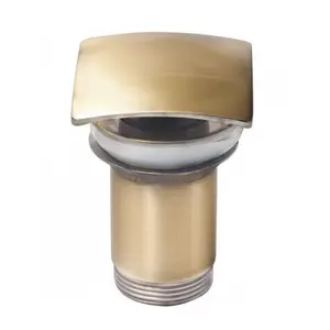 Донный клапан для раковины CeramaLux RD009 бронза с переливом