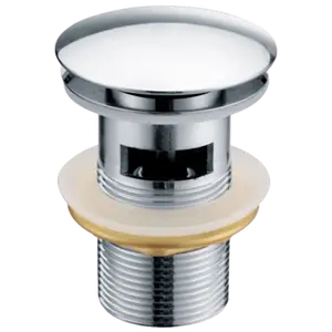 Донный клапан для раковины хром с переливом Gid CH100-1