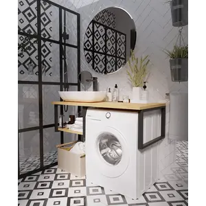 Столешница под стиральную машину 1Marka Grunge Loft 120 дуб вотан