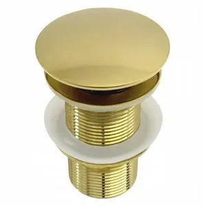 Донный клапан Gid G100 золотой металлический