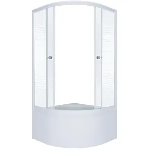 Душевое ограждение Triton  ПОЛОСЫ Б (высокий поддон) 90х90