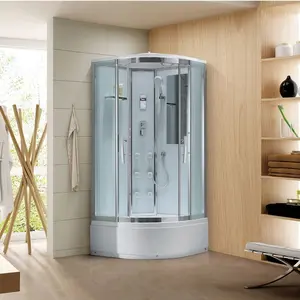 Душевая кабина Black & White G5503-900  90х90х215 с гидромассажем