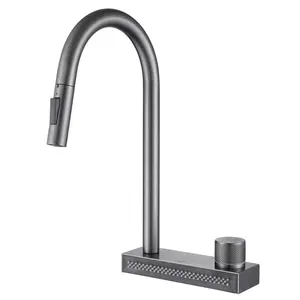 Смеситель ABBER Wasser Kreis AF8114NG для кухни с выдвижной лейкой, никель