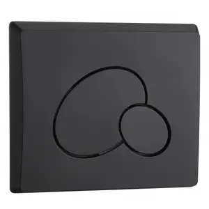 Кнопка смыва нажимная для инсталляции WW MARBERG 410 RD MT-BL круглая