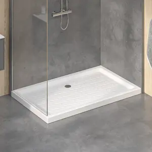 Душевой поддон прямоугольный керамический RGW CR высота 6см