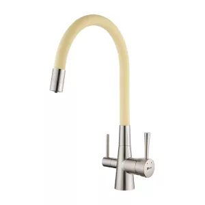 Смесители: Смеситель Lemark Comfort LM3075BN-Beige для кухни с подключением к фильтру с питьевой водой 1 в магазине Акватория Смесители: Смеситель Lemark Comfort LM3075BN-Beige для кухни с подключением к фильтру с питьевой водой 1 в магазине Акватория