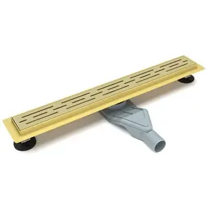 Желоб линейный ESBANO C-RAIN-50SG/60SG/70SG/80SG  матовый золотой