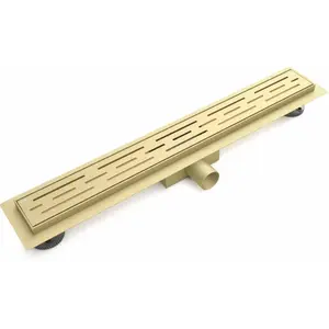 Желоб линейный  ESBANO M-RAIN-60/70/80SG матовый золотой