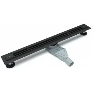 Желоб щелевой ESBANO S-LINE-60MB/70MB/80MB  матовый черный