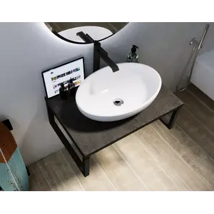 Столешница 1Marka GRUNGE LOFT  бетон темный