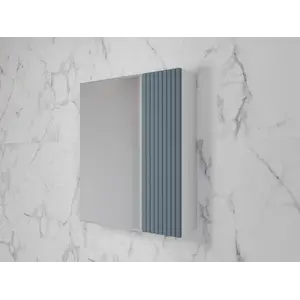 Зеркальный шкаф «Стокгольм»  графит софт