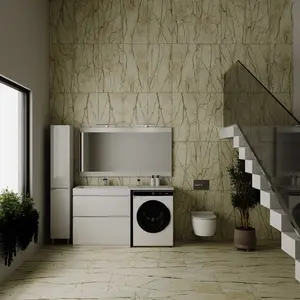 Тумба напольная 2 ящика Style Line с раковиной  Даллас левая/правая