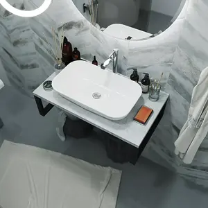 Столешница 1Marka GRUNGE LOFT  бетон светлый