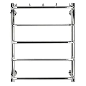 Полотенцесушитель Secado Мерида 1 К с крючками ,водяной, хром