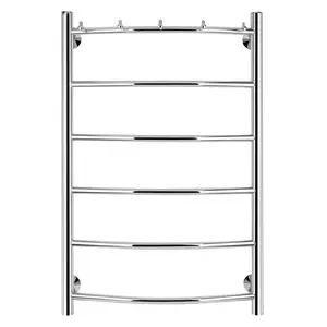 Полотенцесушитель Secado Милан 1 К , с крючками ,водяной, хром