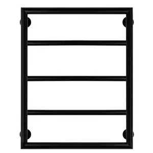 Полотенцесушитель Secado Парма 2 водяной, ЧЕРНЫЙ МАТОВЫЙ