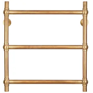 Полотенцесушитель латунный Secado Флоренция 1 водяной, бронза