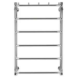 Полотенцесушитель Secado Мерида 1 К, с крючками, электрический L/R хром