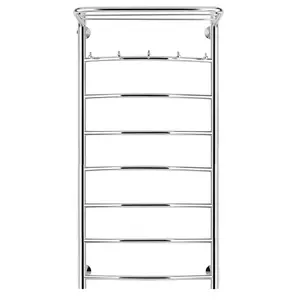 Полотенцесушитель Secado Милан 1 КСП , с крючками и полочкой,  электрический L/R хром