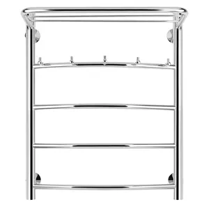 Полотенцесушитель Secado Милан 1 КСП , с крючками и полочкой,  электрический L/R хром