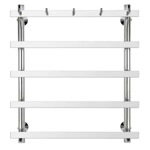 Полотенцесушитель Secado Понтида 1 К , с крючками, электрический L/R хром