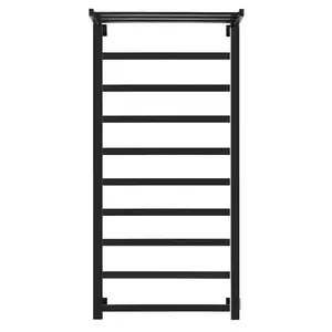 Полотенцесушитель Secado Корсико 1 СП , с полочкой,  электрический L/R черный матовый