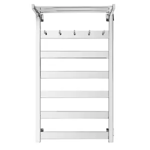 Полотенцесушитель Secado Комано 1 КСП , с крючками и полочкой, электрический L/R  хром