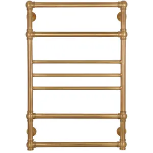 Полотенцесушитель латунный Secado Бароло, электрический L/R  бронза