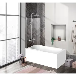 Душевая шторка на ванну BelBagno UNO-V-1-/C-Cr