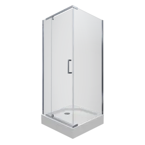 Душевое ограждение  Triton "ТЕРРА-ХРОМ" (низкий поддон) 90х90 квадрат