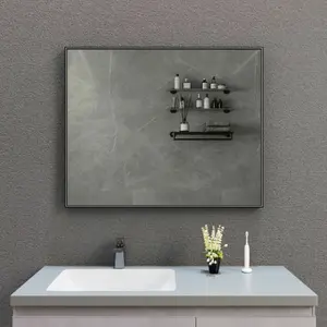 Зеркало со встроенной подстветкой и подогревом ESBANO ES-3803 черный