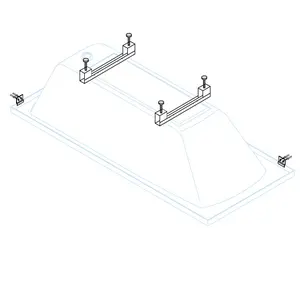 Универс. компл. ног для ванн LEG-KIT-150 - 120х70, 130х70, 140х70, 150х70, 160х70, 170х70, 170х75, 180х80, 180х90, 190х80, 190х90, 200х90