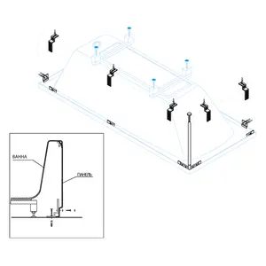 Универсальный установочный комплект CEZARES CZR-SCR-FIX-3-KIT