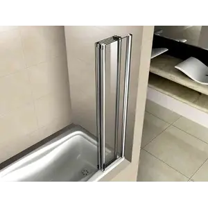 Шторка на ванну CEZARES PRATICO-V-5-120/140-C-Cr