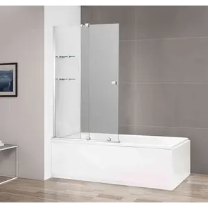 Шторка на ванну с полками CEZARES STREAM-VFS-11-C-Cr