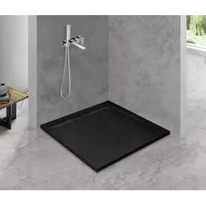 Поддон из искусственного мрамора CEZARES TRAY-AS-A-30-NERO