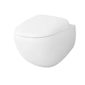 Унитаз подвесной AM.PM Sensation C301700WH безободковый c сид. микролифт, белый