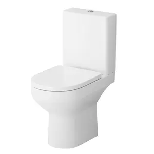 Унитаз напольный AM.PM Spirit 2.0 C708600WH безободковый с сид. микролифт 58WH, белый