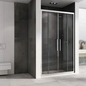 Душевая дверь ABBER Schwarzer Diamant прозрачное/хром