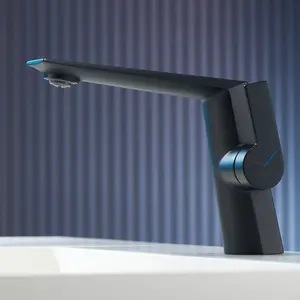 Смеситель для раковины ACWEN BN61B черный матовый