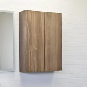 Шкаф подвесной Comforty Осло-60 дуб тёмно-коричневый