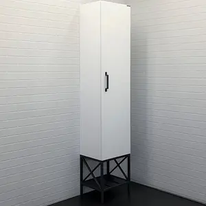 Шкаф-колонна Comforty Бредфорд-40 белый/графит