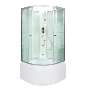 Душевая кабина AvaCan L910 с рисунком/хром/высокий