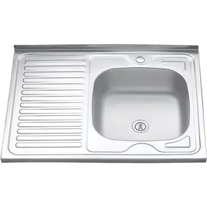 Мойка 8060 L/R MELANA 0,4/0.6/0.8/160 накладная