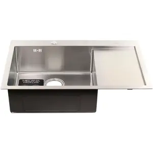 Мойка D7851H-L MELANA ProfLine 3,0/220 САТИН врезная  левая