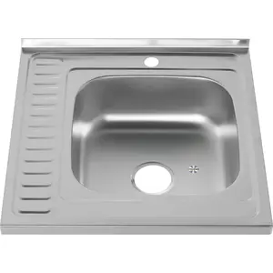 MELANA 097L мойка MLN 6060 L нак. декор 0,8/180