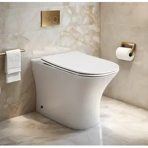 Унитаз  Ceruttispa  CT7841 VETTORE F приставной безободковый