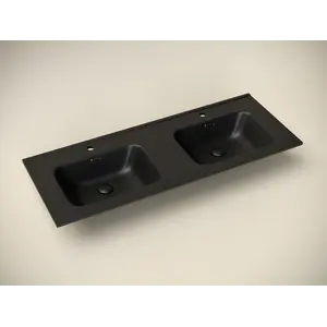 Умывальник Ceramica Nova накладной прямоугольный (цвет Черный Матовый) Element 1210*465*180мм