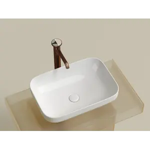 Умывальник чаша Ceramica Nova накладная прямоугольная Element 500*359*145мм