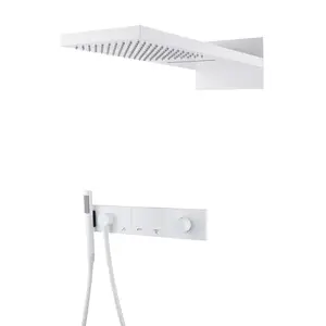 Встраиваемая  душевая система  Boheme ZODIAC 132-MW матовый белый